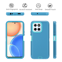 Étui Defender Series pour Honor X6A X5 Plus, robuste, durable, étanche, antichoc, protection des ports, clip de fixation, béquille, livraison gratuite