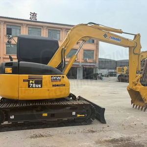 Mini-excavatrice hydraulique Komatsu PC78US d'occasion, équipement de terrassement pour chantier, performances stables, PC35 PC56 en stock - Product Image 1