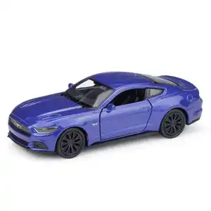 WELLY 1: 36 Ford Mustang simulation alloy car model pull back car toy MENTAL MODEL for boy Collection Decoration