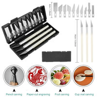 Kit alat cetak 3d, 32 buah alat kerajinan Set hobi bangunan 3D Printer bagian pembersihan