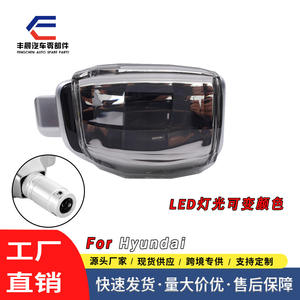 Pommeau de levier de vitesse en cristal avec lumière LED, en alliage d'aluminium, design ergonomique pour les modèles Hyundai Kia modernes, numéro de pièce Fcxn M18 A - Product Image 5