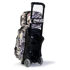 Brunswick Bolsas de bolos de bolsillo con accesorios de gran capacidad con ruedas y compartimento separado para zapatos con asa retráctil - Product Image 5