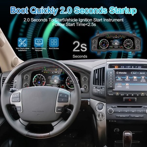 Navihua Lcd <b>Speedometer</b> Instrument Dashboard <b>Car</b> Accessories 12.3" Meter Panel Virtual <b>for</b> Toyota Land Cruiser LC200 2008-2015 - Product Image 5