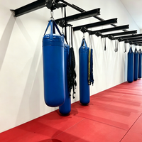 Rail de suspension robuste pour sac de frappe, fixation au plafond, pour équipement de gym commercial et boxe
