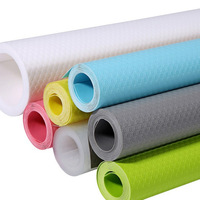 Tapis antidérapant transparent en Eva, taille personnalisée, 1 pièce, pet, pour revêtement d'étagère, de tiroir, de cuisine, tapis de revêtement