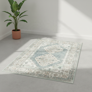 <span class=keywords><strong>Tapis</strong></span> vintage pour <span class=keywords><strong>salon</strong></span> de coiffure et chambre à coucher, lavable, antidérapant - Product Image 3