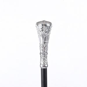 Stile europeo americano in metallo Gentleman canna accessori Western Civilized Stick con incisione creativa - Product Image 5