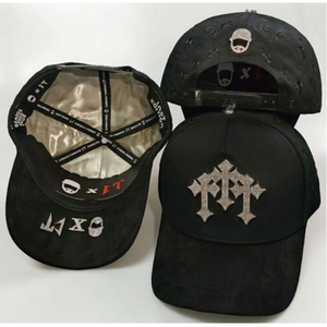 Cappellino da Baseball Gorras Barbas con Ricamo 3D, Grigio Antracite, Rete Traspirante, Protezione Solare UPF <span class=keywords><strong>50</strong></span> per Adolescenti e Bambini - Product Image 6