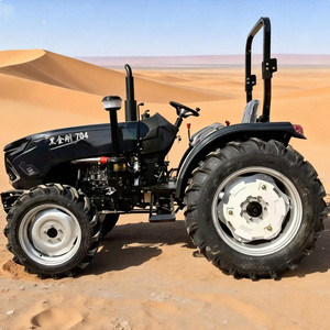 Tracteur agricole chinois Luoyang rouge 4x4, moteur diesel, type à roues, haute productivité, machines agricoles - Product Image 2