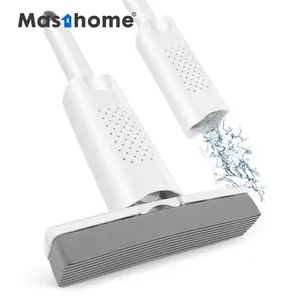 Masthome 2023 New Pva Sponge Mini Squeeze Mop Small Spaces Counters Desktop Cleaning Portable Mini Mop