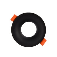 Plafonnier encastré rond, support d'ampoule GU10 MR16, cadre de surface bombé pour ampoule GU10 MR16 E27