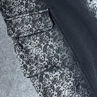 F083/Pantalon ample pour femme, collection automne, design tendance de marque avec fonction anti-boulochage, tenue élégante pour la mode urbaine