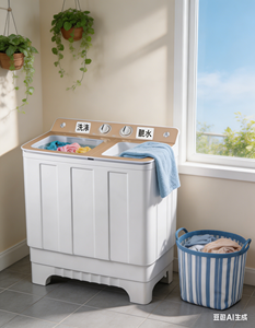 Lave-linge et sèche-linge combinés <span class=keywords><strong>à</strong></span> double cuve de 15 kg, portables, <span class=keywords><strong>à</strong></span> <span class=keywords><strong>chargement</strong></span> <span class=keywords><strong>par</strong></span> le haut, pour le nettoyage des vêtements de la famille, fabriqués en Chine - Product Image 4