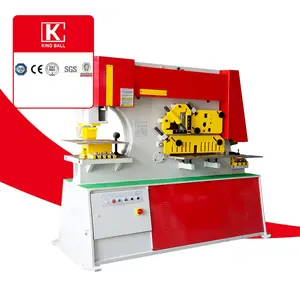 Q35Y küçük Ironworker makinesi Metal delme ve kesme makinesi kesme makinesi Metal