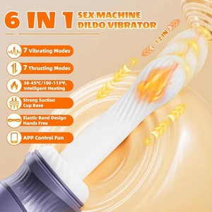 Juguete Sexual Femenino Telescópico con Control Remoto y Calefacción, Vibrador con Movimiento de Empuje, Estimulador de Punto G, Clítoris y Anal - Product Image 2