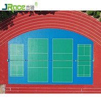 Plancher en caoutchouc liquide de surface de cour de badminton de polyuréthane d'effet de bon coussin