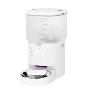 Distributeur automatique de nourriture pour chat en plastique intelligent et durable avec contrôle WiFi, grande capacité de 6 L, conception étanche à l'humidité, alimentation à distance, contrôle par application - Product Image 4