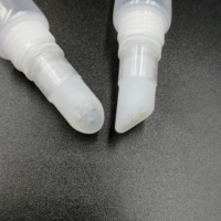 Emballage cosmétique vide D19, tubes à gloss transparents en plastique avec applicateur en silicone, tube à rouge à lèvres, tube de gloss vide