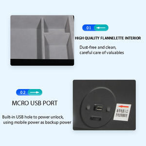 फिंगरप्रिंट लॉक डिजिटल कीलेस एंट्री के साथ सर्वश्रेष्ठ होम सुरक्षित स्टोरेज कैबिनेट - Product Image 3