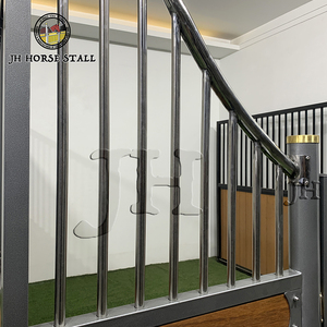 बड़े आकार के घोड़े स्थिर यूरोपीय डिजाइन घोड़े के उपकरण घोड़े की स्टाल स्टेनलेस स्टील पाइप फ्रंट पैनल - Product Image 5