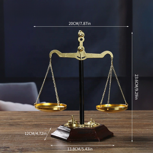 Nuovo salotto <span class=keywords><strong>classico</strong></span> decorazione in metallo <span class=keywords><strong>antico</strong></span> ottone bilancia bilancia per la casa Vintage in metallo bilancia decorazione - Product Image 5