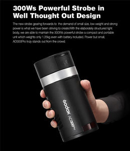 Flash Externo <span class=keywords><strong>Godox</strong></span> AD300Pro de 300 Ws TTL 2.4G 1/8000 HSS Speedlite con Batería para Cámaras S/C/N/O/F - Product Image 2