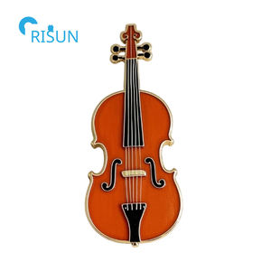 Fabrication d'épingles en émail, badge d'émail, instruments de musique, guitare, violon, <span class=keywords><strong>piano</strong></span>, épingles en émail personnalisées sur le thème de la musique - Product Image 2