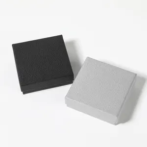 사용자 정의 크기 친환경 로고 인쇄 2 피스 뚜껑 및 보석 용 기본 흰색 단단한 종이 상자