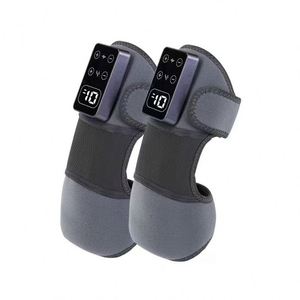 Wireless USB <b>Rechargeable</b> Knee Massager <b>Heating</b> Touch Panel 3000mAh Battery Compression Sleeve Timing Control - Product Image 2