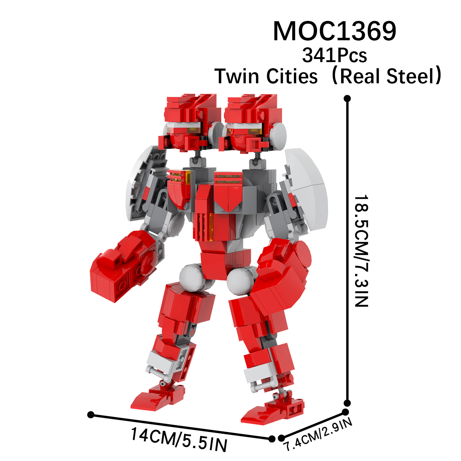 MOC1368MOC1369リアルスチールHDツインシティATOMクリエイティブ