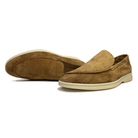 Elegantes Mocasines de Ante para Hombre, Talla Grande, de la Mejor Calidad, con Diseño de Piel Animal, Antideslizantes, Duraderos, para Todas las Estaciones