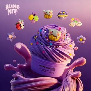 Rainbow Butter Slime Super Soft Non-Sticky Scented Stress Relief Sensory <b>Toy</b> for Kids - Product Image 5