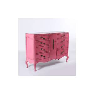 Elegante gabinete de madera de caoba Premium de 8 cajones, estilo clásico francés para sala de estar, dormitorio, plegable para almacenar ropa, joyería - Product Image 2