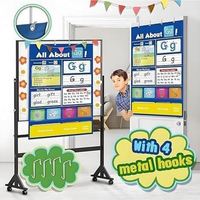Tabla de Pared Educativa Personalizada Hecha a Mano, Tabla de Bolsillo para Aprender el Alfabeto, Juego de Letras, Unisex, para Niños Pequeños/Niños, Poliéster/Nailon