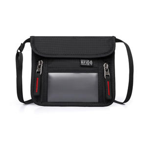 Portefeuille de voyage imperméable en nylon avec blocage RFID, organiseur de passeport pour homme et femme - Product Image 1