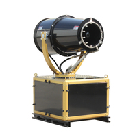 Refroidissement de rue automatique canon à brouillard d'eau Machine charbonnage entrepôt contrôle de la poussière Air Blast Cannon Pulvérisateur