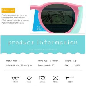 Gafas de Sol Redondas de Silicona de Moda con Logotipo Personalizado, Gafas de Sol para Niños y Niñas con Protección UV400, Gafas de Sol Polarizadas Coloridas para Niños - Product Image 3