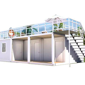 Maison mobile conteneurisée en acier à assemblage simple, pour bureau ou appartement, maison modulaire, villas modulaires EU IT AU NO - Product Image 1