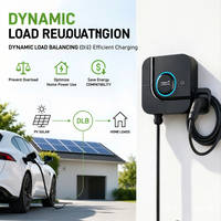 Estación de Carga para Vehículos Eléctricos DLB Smart de 22kW, con Aplicación, RFID, Caja de Pared, Resistente a Altas Temperaturas, para Hogar/Garaje, Nueva, IP65