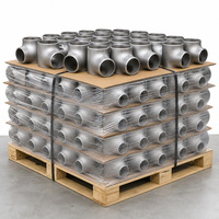 Collecteur hydraulique haute pression OEM personnalisé, directement d'usine, en acier au carbone forgé A105, conforme ASME B16.9, avec raccord en T réducteur soudé à la douille