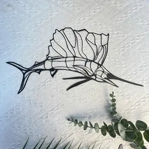 New Fish Wall Decoration Home Decoration Living Room Bedroom Dining Room Iron Crafts Decoration