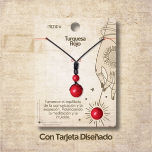 Ciondolo in pietra naturale con ciondolo a sfera turchese rossa da 14mm ciondolo in pietra naturale e ciondolo a sfera con ciondolo in pietra naturale - Product Image 5