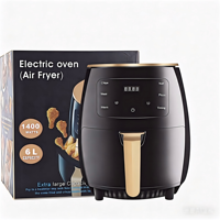 Friteuse à air sans huile 6L/8L/12L/15L la plus vendue en 2026 - Friteuse électrique domestique avec fonction four