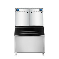 Machine à glaçons commerciale 1 tonne par jour Machine à glaçons en cubes Vente de glace pour bars et magasins de boissons
