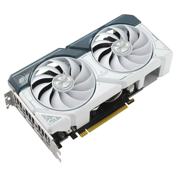 ASUS Dual GeForce RTX 4060 Ti Branco OC Edição 8GB GDDR6 Placa