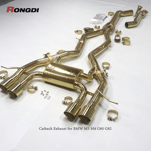 Tubos de <span class=keywords><strong>escape</strong></span> traseros de titanio Valvetronic Cat, silenciador de <span class=keywords><strong>escape</strong></span> y puntas para BMW M3/M4 G8X S58B30A 3,0 T, <span class=keywords><strong>escape</strong></span> trasero Cat - Product Image 1