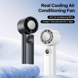 Ventilateurs de <span class=keywords><strong>climatisation</strong></span> semi-conducteurs à grande vitesse 13000 tr/min fabriqués en usine Mini ventilateur à main pliable réversible - Product Image 2