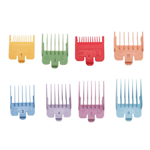 Set di 8 Pettini Guida Professionali Colorati <span class=keywords><strong>per</strong></span> <span class=keywords><strong>Tagliacapelli</strong></span>, Compatibili con Tutti i Modelli - Product Image 6