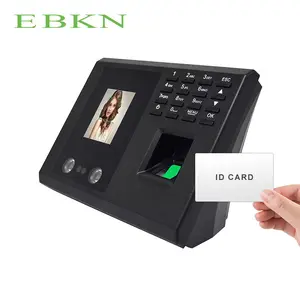 Dipendente SDK Punch Card riconoscimento facciale biometrico orologio con impronte digitali prezzo macchina per presenze