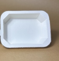 Vassoio in Carta per Imballaggio Alimentare, Carta-Plastica ad Alta Barriera con Atmosfera Modificata